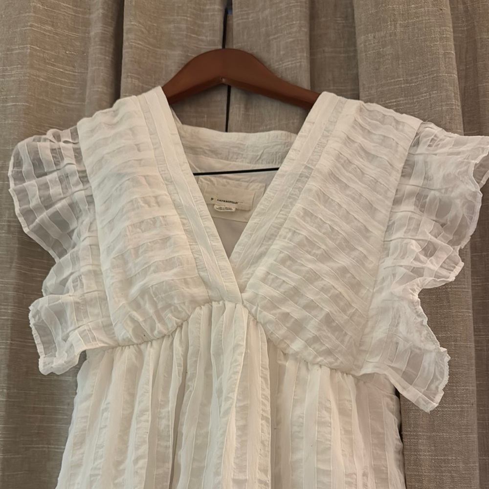 Anthropologie White Dress - Picture 2 of 8
